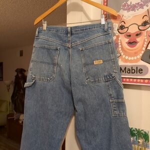 Vtg. Wrangler Carpenter Jeans Men's 32x32 Medium Wash 94LSWDV Wide Leg  Baggy